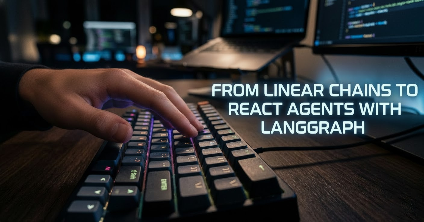 From Linear Chains to ReAct Agents with LangGraph